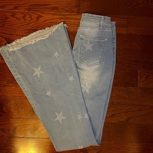 Nasty Gal Flare Star Jeans